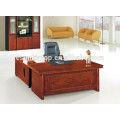 Walnut wood veneer office desk